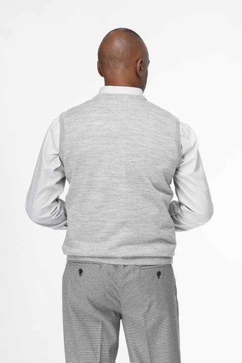 Regular Fit Gilet Gray - Image 3