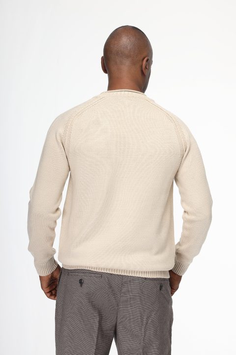 Regular Fit Pullover Beige - Image 3