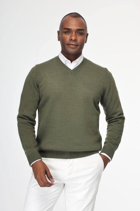 Regular Fit Pullover Green