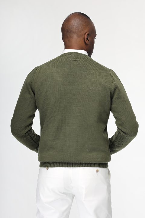 Regular Fit Pullover Green - Image 3