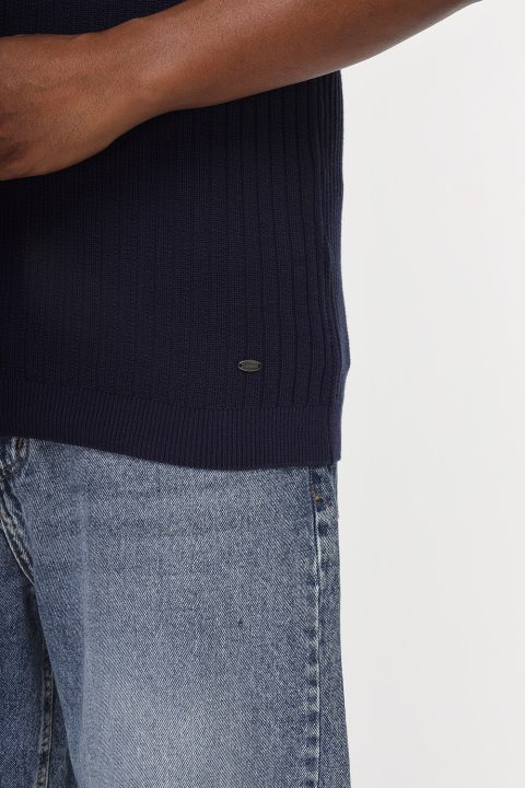 Regular Fit Gilet Dark Blue - Image 5
