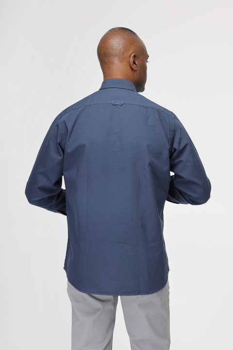 New Fit Shirt Oxford Blue - Image 3
