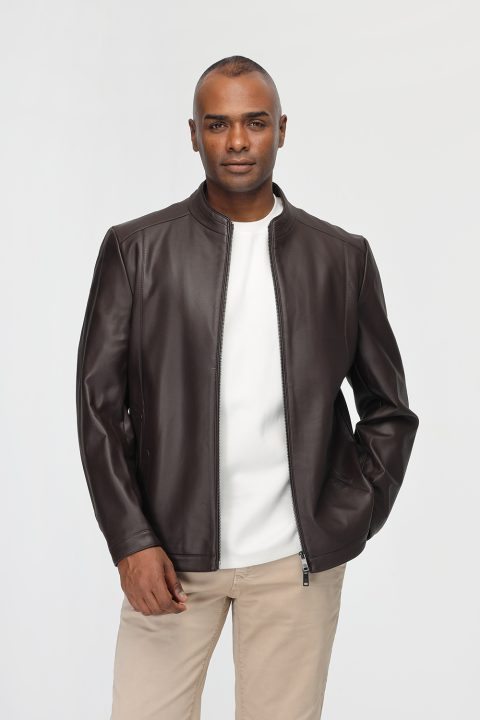 Regular Fit Sweater Leather Brown