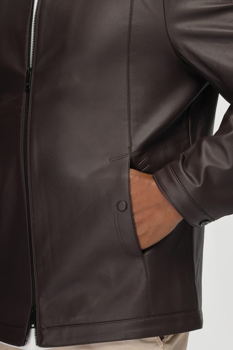 Regular Fit Sweater Leather Brown - Image 4