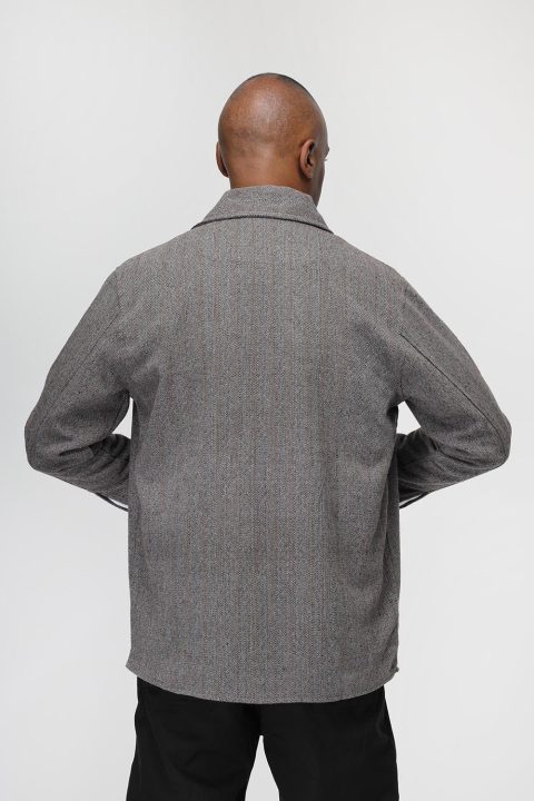 Relax Fit Over Shirt Gray - Image 3