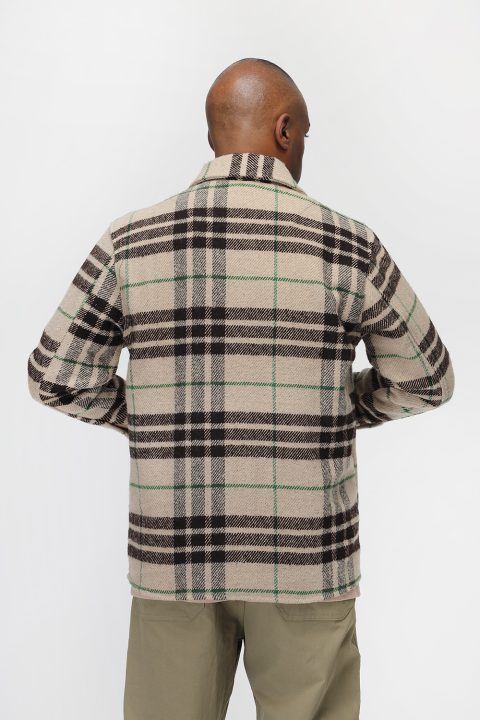 Relax Fit Over Shirt Beige - Image 3