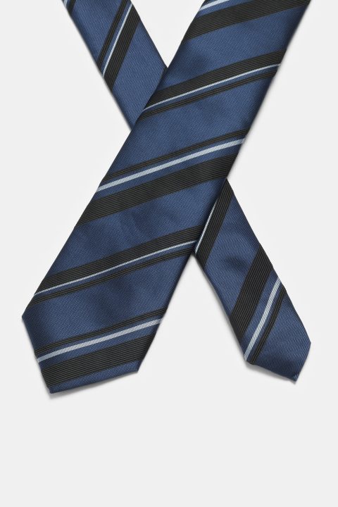 Stripe Tie 7 cm Blue - Image 2