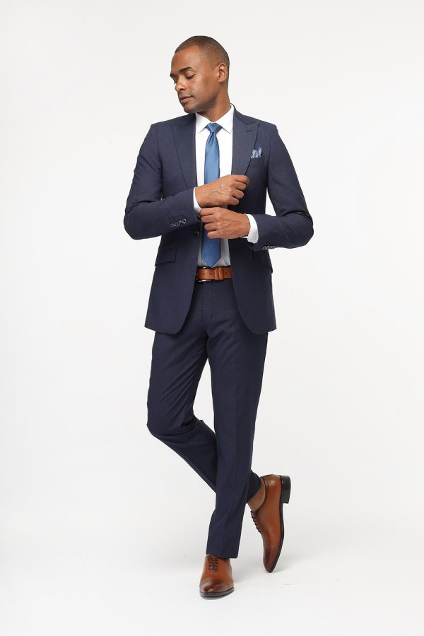 MANU blue suit socks | Sokisahtel