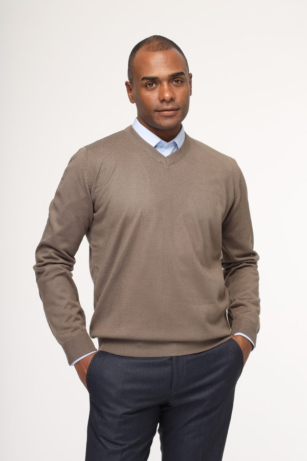 Men's sweater outlet with tie